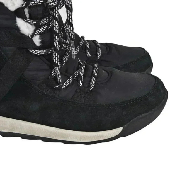Sorel Whitney II Flurry Waterproof Boot Suede Insulated Black Size 8 - Picture 5 of 14